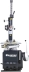 Machine démonte-pneu semi-automatique 400V VL/VU/4x4