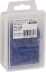 Cosse ronde femelle isolée bleue M4 - lot de 100 pcs