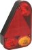 Feu arrière vertical 12V gauche 5 fonctions 219x146mm