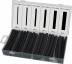 Gaine thermorétractable 100mm 3:1 noire - Coffret de 87 pcs