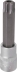 Douille tournevis 1/2" avec embout 100mm Torx® alésé TT70