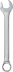 Clé mixte de 41mm tête polie - carte