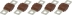 Fusible enfichable midi 70A marron - lot de 5 pcs
