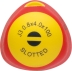 Tournevis plat 4x100mm isolé 1000V