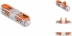Borne à levier inline WAGO 2 conducteurs - lot de 10 pcs