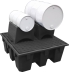 Support réversible 100% PE pour fût 60L et 200L