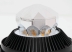 Gyrophare LED sur batterie 4A/h base magnétique avec télécommande