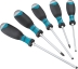 Tournevis plat et Phillips® à lame traversante - boîte de 5 pcs
