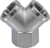Raccord en Y 3 femelles 3/8"