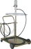 Ensemble pneumatique graisse 180/200kg 50:1 avec pistolet tuyau 4m et chariot 4 roues