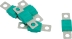 Fusible enfichable midi 40A vert - lot de 5 pcs