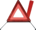 Triangle de présignalisation 4 pieds - boîtier plastique - lot de 30 pcs