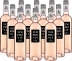 Bouteilles de vin rosé 75 cl - lot de 12 pcs