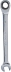 Clé mixte droite à cliquet de 11mm 72 dents - carte