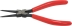 Pince droite 180mm pour circlips intérieur 19/60mm gainée - carte
