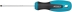 Tournevis plat 3x80mm à manche antidérapant en 3 composants