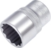 Douille 12 pans 1/2" de 22mm