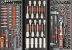 Servante d'atelier 7 tiroirs composée de 237 outils - modules métal