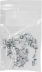Insert/rivet ouvert acier à tête plate M4 de 0,5 à 3mm - 50 pcs