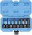 Douilles tournevis à chocs XZN 1/2" de M5 à M18 - coffret de 8 pcs