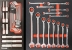 Servante d'atelier 7 tiroirs composée de 235 outils - modules finition carbone