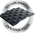 Gants jetables ambidextres nitrile 240mm 0,18mm noir T9 - Boîte de 50 pcs