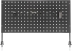 Panneau vertical perforé - 830x390mm