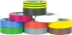 Ruban adhésif isolant PVC couleur assorties 15mmx10m - lot de 10 pcs