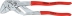 Pince clé gainée 250mm avec bouton poussoir - carte
