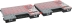 Mallette de rangement 14 godets 365x280x50mm