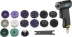 Brosse pneumatique multi service - coffret 17 pièces