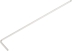 Clé mâle coudée hexagonale extra longue 1,5mm