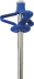 Rivet pétale spécial plaque d'immatriculation bleu 4x18mm - 25 pcs