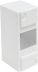 Coffret modulaire vide avec rail pour 1 rangée de 4 modules 86x160x73mm