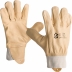 Gants de manutention tout cuir fleur de bovin avec protège artère T.10 - carte