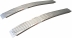 Rampes aluminium incurvées 400kg 2000mm - lot de 2 pcs