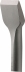 Burin plat SDS+ Larg 80mm long 200mm- Clip attache de 1 pièce