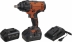 Clé à chocs 1/2" 20V 470/650Nm - 2 batteries 4Ah - 1 chargeur 3A - coffret