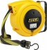 Enrouleur automatique de ruban jaune et noir 20m