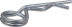 Goupilles béta double 6mm - blister de 2 pcs