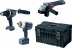 Pack 20V perceuse 125Nm-meuleuse 125mm-1 clé a chocs 1/2 2040Nm-2 batt. 5Ah - boîte de rangement