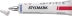 Tube marqueur à bille toutes surfaces blanc - lot de 10 pcs