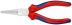 Pince à becs longs ronds 160mm - Gainage bi-matière - Chromée