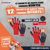 OPE VTEP - Lot de 24 sachets de gants tous travaux enduit latex T10 réf.66114 dont 12 offerts