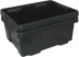 Bac de rangement renforcé gris 20L 433X342X172mm