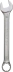 Clé mixte de 30mm tête polie - carte