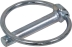 Goupilles clips 8mm - blister de 6 pcs