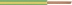 Câble rigide H07V-U jaune/vert 2,5mm² 10m