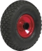 Roue gonflable jante acier 260x85mm alésage 25mm moyeu 75mm 150kg