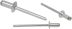 Rivet aluminium de 3,5/5mm - coffret de 500 pcs
